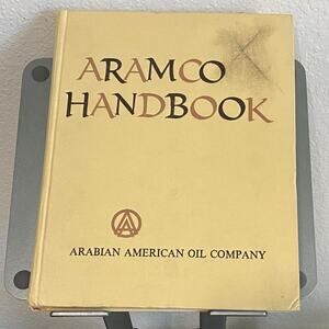 Vintage 1960 Aramco Handbook Oil Industry Reference Book Fair Condition